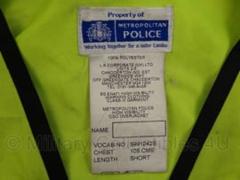 Metropolitan Police geel reflectie dunne overjas - Police Officer - size 108 short - origineel