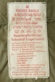 Flecktarn regenjas met rugopdruk Marine Nationale France - maat 52/54 = Large - origineel