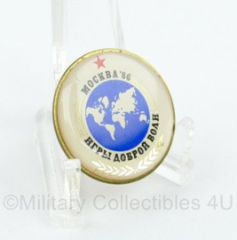 Russische politie Mockba 1986 Goodwill Games speld - diameter 2,5 cm - origineel