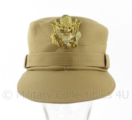 WAC (vrouwen) OFFICIERS pet KHAKI - replica wo2 - 55 tm. 58 cm