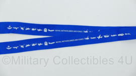 RNLAF Royal Netherlands Air Force keycord blauw - origineel