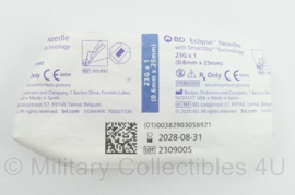 BD Eclipse needle with smartclip technology, exp 31-08-2028 - nieuw - origineel