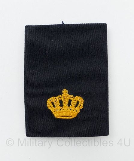 Nederlandse Politie enkele epaulet - rang Inspecteur - 7 x 5 cm - origineel