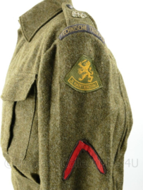 MVO Battledress Technische troepen 1953 - Soldaat 1e klasse - maat 46 - origineel
