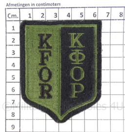 KFOR embleem - 6 x 8 cm - origineel