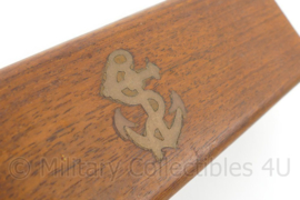 KM Koninklijke Marine bootsmansfluitje/boatswain's call/bosun's whistle - 15 x 4½ x 4 cm
