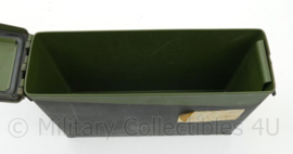 KLU Munitiekist Luchtmacht vliegbasis Soesterberg 7,62mm - 27½ x 18 x 8½ cm - origineel
