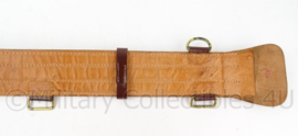 Sam Brown Belt MVO Nederlandse Leger - bruin leder - 85 cm - origineel
