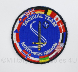 Embleem NATO Taceval Team Northern Region - diameter 8 cm - origineel