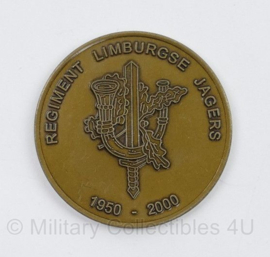 Coin Regiment Limburgse Jagers 1950-2000 - 50 jaar  - diameter 4  cm - origineel