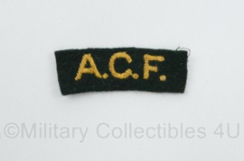 ACF Army Cadet Force British shoulder title embleem - origineel