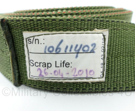 US Army Parachute strap groen - 500 x 4 cm - nieuw - origineel
