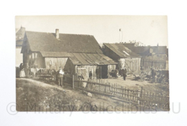 WO1 Duitse Postkarte met Infanterie soldaat met verwonding - 14,5 x 9 cm - origineel