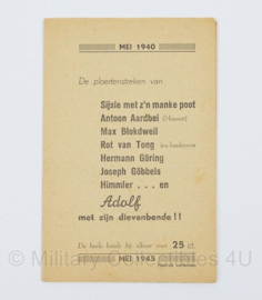 Anti Duits NSB pamflet net naoorlogs - origineel