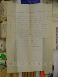 Medische geneeskundige tas 1976 - met inhoud - ook als WO2 te gebruiken - origineel