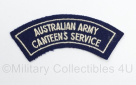 Australische leger Australian Army Canteens Service shoulder title - 12 x 5 cm - origineel