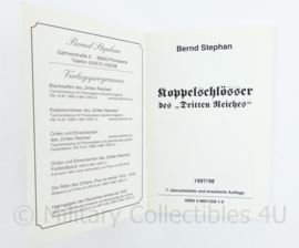 Koppelschlosser des Dritten Reiches 1997/98 Bernd Stephan - origineel