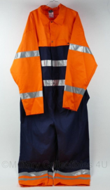 Coachman Workwear werkoverall blauw oranje reflecterend - maat 66 - NIEUW - origineel