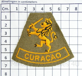 KNIL Nederlandse leger  embleem Mouwleeuw CURACAO
