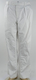 KM Marine witte tropen uniform  broek tropenwit - maat 53 3/4 = Large - Nieuw in verpakking - origineel