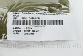 Onderhemd korte mouw vochtregulerend unisex NFP Mono - maat Extra Large - nieuw in de verpakking - origineel