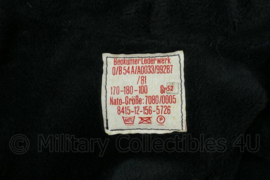 Bundeswehr blauwe parka met voering Ploucquet - katoen  - maat 52 - origineel