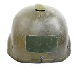 Korps Mariniers en Defensie kogelwerende Rabintex NIJ3 helm met camo en nachtkijker beugel - maat Medium - gedragen  - origineel