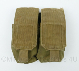 Flyye Industries Double M4 Mag Pouch MOLLE Coyote - 16 x 5 x 17 cm - gebruikt - origineel