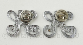 Schotse Politie schouderstuk insignes paar Fife Constibulary - 3 x 2½ cm - origineel