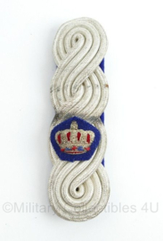 Belgische Gemeentepolitie ENKEL epaulet - 13,5 x 3 cm - origineel