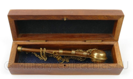 KM Koninklijke Marine bootsmansfluitje/boatswain's call/bosun's whistle - 15 x 4½ x 4 cm