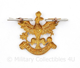 WW2 British cap badge 26th Hussars - 3,5 x 3,5 cm - origineel