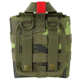 Medische tas geneeskundige dienst BLS IFAK Bag MOLLE - SMALL  - 16 x 18 x 8 cm - nieuw gemaakt - CZ camo