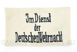 Armband in dienst der Deutschen Wehrmacht wo2 Duits heer -20,5 x 12,5 cm- Replica