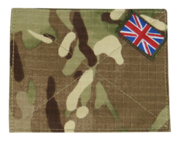 Britse PAAR leger MTP camo klittenband afdekking MTP blanking panel with Union Flag 13 x 10 cm - origineel