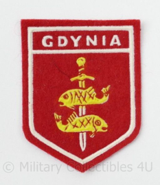 Pools embleem stadswapen Gdynia - 6 x 4½ - origineel