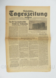 WO2 Duitse krant Tageszeitung nr. 219 18/19 september 1943 - 47 x 23 cm - origineel