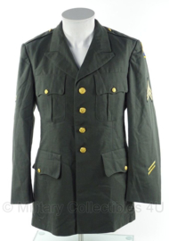 US Army class A Vietnam oorlog Sergeant - Coat, Man's, Army Green 1986 - size 40R = NL maat 50 - origineel