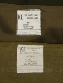 KL DT uniform jas en broek - regiment technische troepen - maat 56 - origineel