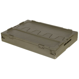 Kunststof kist opvouwbaar Army Green - 60 liter - nieuw
