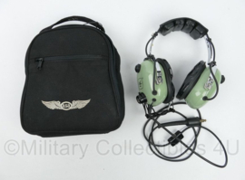 David Clark HE-565 P/N 40685G-01 koptelefoon met tas - topstaat - origineel
