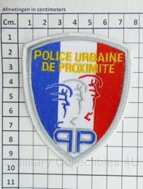Franse Police Urbaine de Proximite embleem - 9 x 7,5 cm - origineel