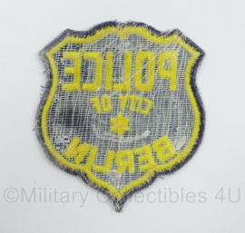 Amerikaanse Politie embleem American Police City of Berlin patch - 11 x 10 cm - origineel