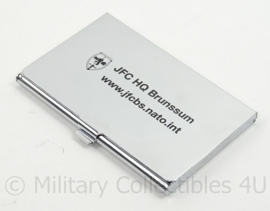 Allied Joint Force Command JFC HQ Brunssum Visitekaartjes houder - geschenk - afmeting 9,5 x 6 cm - origineel