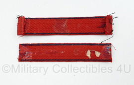 MVO straatnaam paar 9e Infanterie - 9,5 x 2 cm - origineel