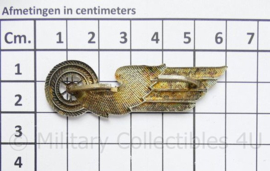 Duitse Bahn kraag insigne set - 5½ x 2 cm - origineel