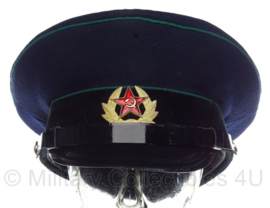 Russische leger platte pet met insigne - blauw met groene bies - maat 57 - origineel