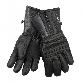 Motorhandschoen - 100% echt leer!  met Thinsulate voering - waterproof - maat Small