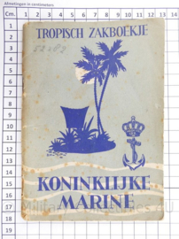 Koninklijke Marine Tropisch zakboekje - 18 x 13 cm - origineel