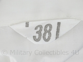 Marine uniform jas met gouden knopen - wit - maat 38 lang - origineel